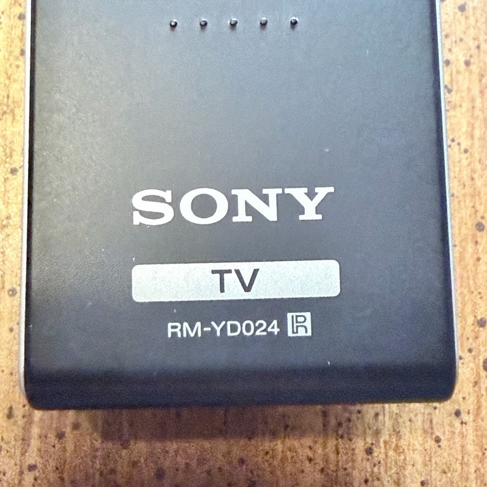 Sony  RM-YD024 TV Black Textured Remote Replacement - Picture 5 of 6